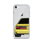 88-93 Notchback Yellow iPhone Case (Rear) - 5ohNation