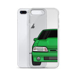 87-93 Green Foxbody iPhone Case (Front) - 5ohNation