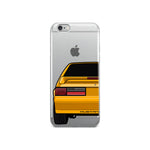 87-93 Orange Hatchback iPhone Case (Rear) - 5ohNation