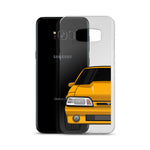 87-93 Orange Foxbody Samsung Case (Front) - 5ohNation