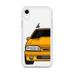 87-93 Orange Foxbody iPhone Case (Rear) - 5ohNation