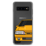 87-93 Orange Foxbody Samsung Case (Front) - 5ohNation