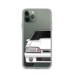 87-93 White Foxbody iPhone Case (Front) - 5ohNation