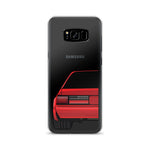 88-93 Notchback Red Samsung Case (Rear) - 5ohNation