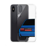 88-93 Notchback Blue iPhone Case (Rear) - 5ohNation