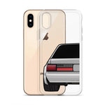 88-93 Notchback Silver iPhone Case (Rear) - 5ohNation