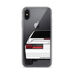 87-93 White Hatchback iPhone Case (Rear) - 5ohNation
