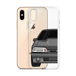 87-93 Gray Foxbody iPhone Case (Front) - 5ohNation