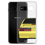 87-93 Yellow Hatchback Samsung Case (Rear) - 5ohNation