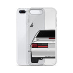 87-93 Silver Hatchback iPhone Case (Rear) - 5ohNation