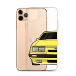 79-86 4 Eye Yellow iPhone Case (Front) - 5ohNation