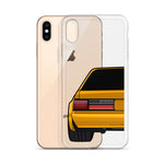 88-93 Notchback Orange iPhone Case (Rear) - 5ohNation
