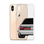 88-93 Notchback Silver iPhone Case (Rear) - 5ohNation