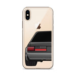 88-93 Notchback Gray iPhone Case (Rear) - 5ohNation