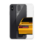 87-93 Orange Hatchback iPhone Case (Rear) - 5ohNation