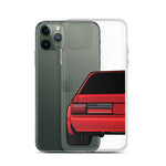 88-93 Notchback Red iPhone Case (Rear) - 5ohNation