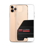 88-93 Notchback Black iPhone Case (Rear) - 5ohNation