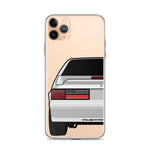 87-93 Silver Hatchback iPhone Case (Rear) - 5ohNation