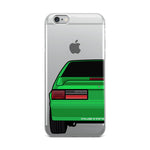 87-93 Green Hatchback iPhone Case (Rear) - 5ohNation