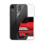 87-93 Red Foxbody iPhone Case (Front) - 5ohNation