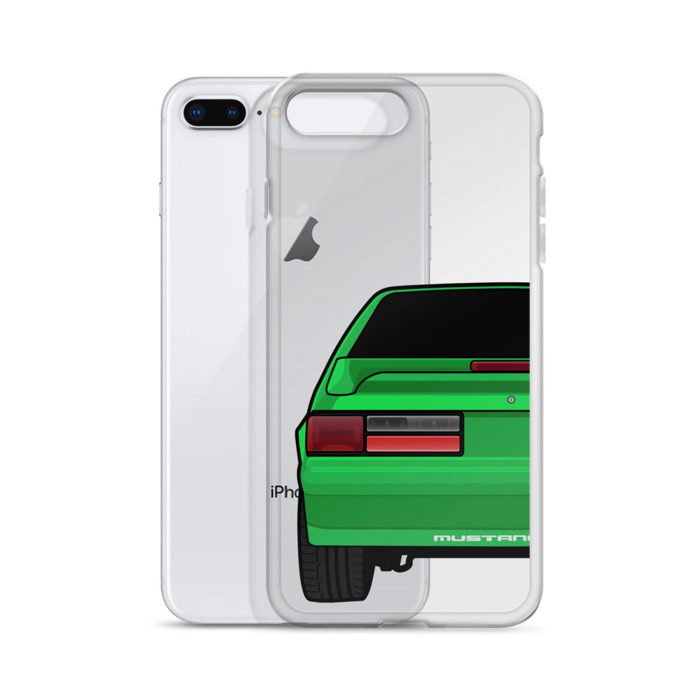 87-93 Green Hatchback iPhone Case (Rear) - 5ohNation