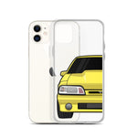 87-93 Yellow Foxbody iPhone Case (Front) - 5ohNation