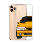 87-93 Orange Foxbody iPhone Case (Rear) - 5ohNation