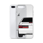 87-93 White Hatchback iPhone Case (Rear) - 5ohNation