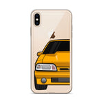87-93 Orange Foxbody iPhone Case (Rear) - 5ohNation