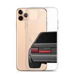 88-93 Notchback Gray iPhone Case (Rear) - 5ohNation