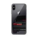 87-93 Black Hatchback iPhone Case (Rear) - 5ohNation
