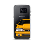 87-93 Orange Foxbody Samsung Case (Front) - 5ohNation
