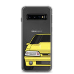 87-93 Yellow Foxbody Samsung Case (Front) - 5ohNation