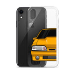 87-93 Orange Foxbody iPhone Case (Rear) - 5ohNation