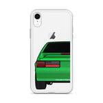 87-93 Green Hatchback iPhone Case (Rear) - 5ohNation