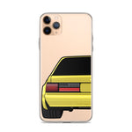 88-93 Notchback Yellow iPhone Case (Rear) - 5ohNation