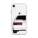 87-93 White Hatchback iPhone Case (Rear) - 5ohNation