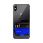 2015-17 Deep Impact/Lightning Blue iPhone Case (Rear) - 5ohNation