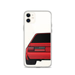 88-93 Notchback Red iPhone Case (Rear) - 5ohNation