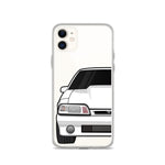87-93 White Foxbody iPhone Case (Front) - 5ohNation