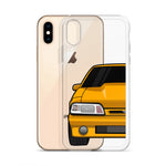 87-93 Orange Foxbody iPhone Case (Rear) - 5ohNation