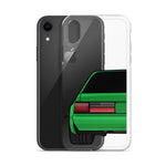 88-93 Notchback Green iPhone Case (Rear) - 5ohNation
