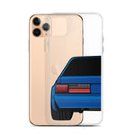 88-93 Notchback Blue iPhone Case (Rear) - 5ohNation