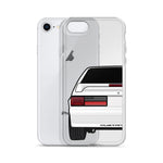 87-93 White Hatchback iPhone Case (Rear) - 5ohNation