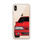 87-93 Red Foxbody iPhone Case (Front) - 5ohNation