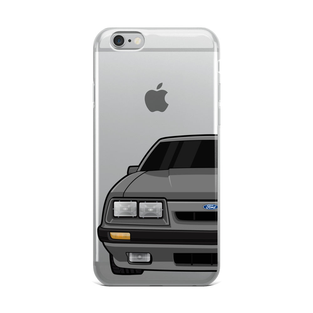 79-86 4 Eye Gray iPhone Case (Front) - 5ohNation