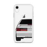 87-93 Silver Hatchback iPhone Case (Rear) - 5ohNation