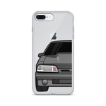 87-93 Gray Foxbody iPhone Case (Front) - 5ohNation
