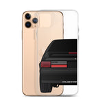 87-93 Black Hatchback iPhone Case (Rear) - 5ohNation