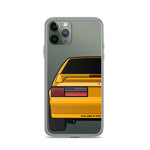 87-93 Orange Hatchback iPhone Case (Rear) - 5ohNation